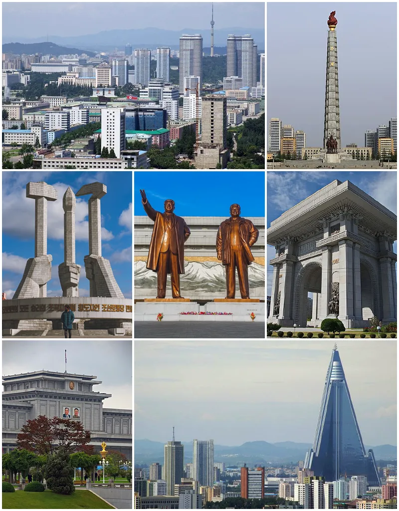 Montage_of_Pyongyang,_North_Korea