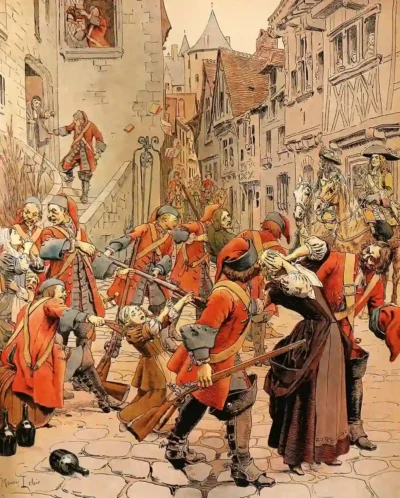Maurice_Leloir-Le_Roy_Soleil-Les_dragonades-400x498