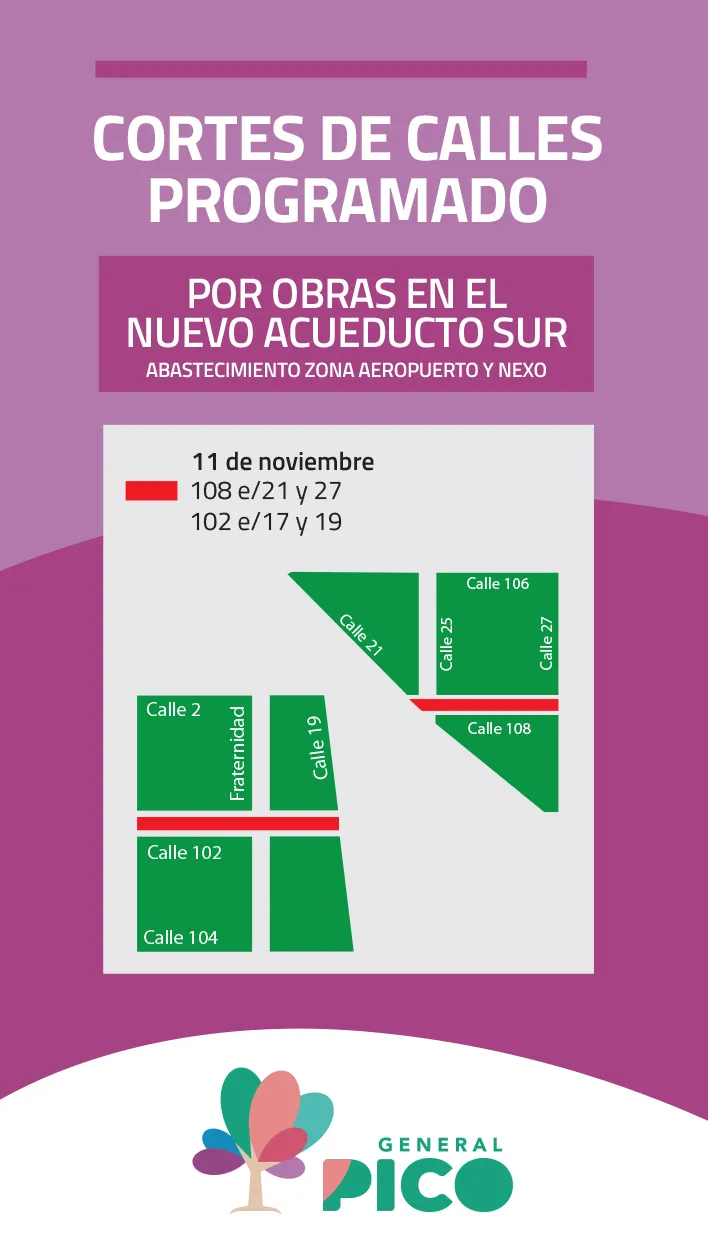 Placa informe cortes Obra Acueducto 11-11